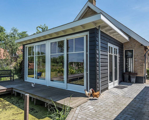 Nieuwe aanbouw en carport Benedenkerkseweg Stolwijk | BeekBouw